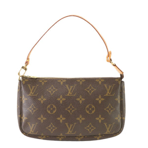 Louis Vuitton Pochette Accessoires  Leather Clutch Bag