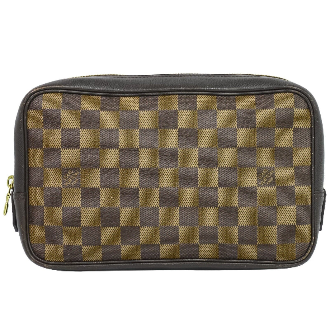 Louis Vuitton Trousse De Toilette 25  Canvas Clutch Bag