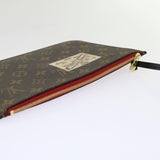 Louis Vuitton Neverfull Pouch  Canvas Clutch Bag