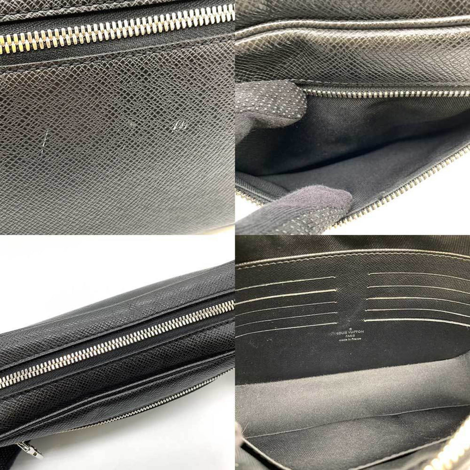 Louis Vuitton Pochette Kasai  Leather Clutch Bag