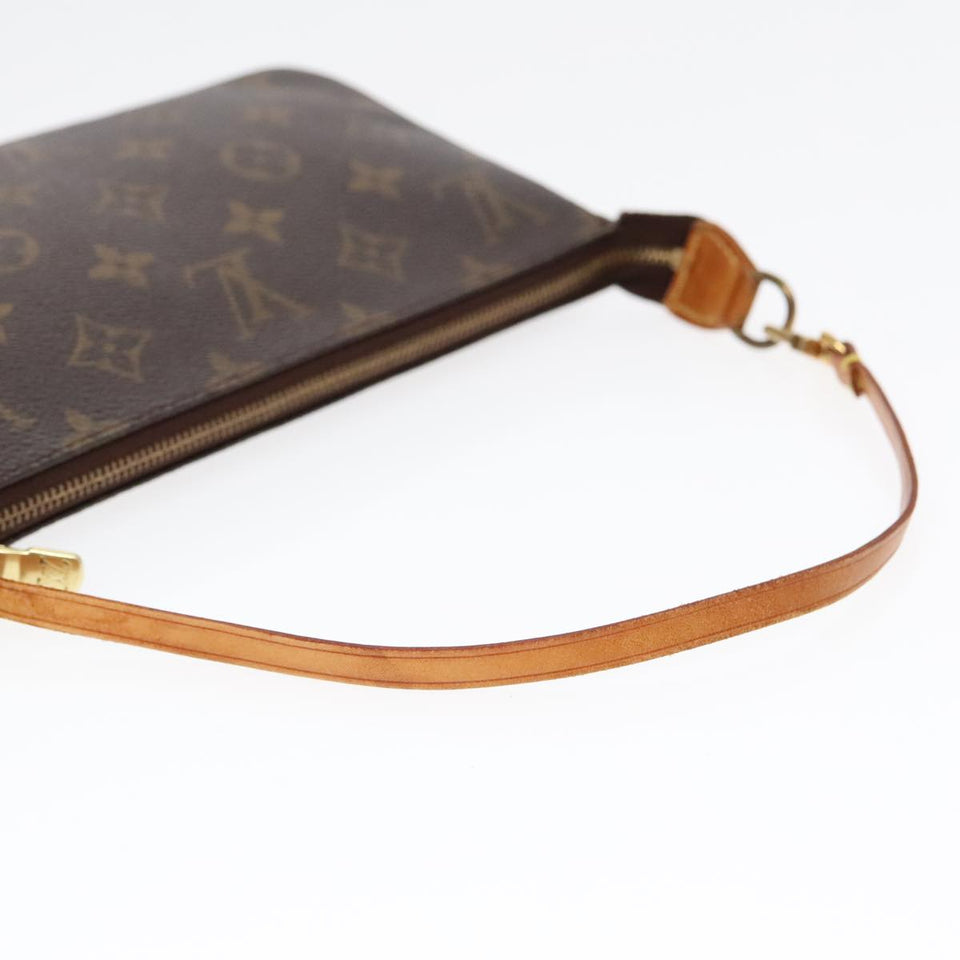 Louis Vuitton Pochette Accessoire  Canvas Clutch Bag