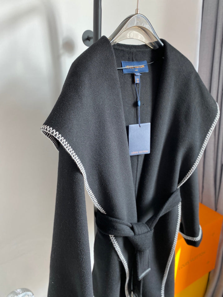 Luxury Louis Vuitton  Wrap Coat 036