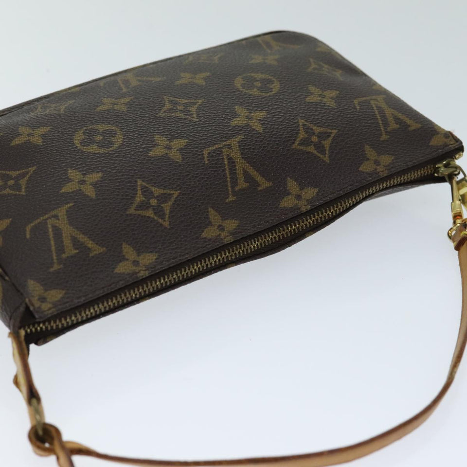 Louis Vuitton Pochette Accessoire  Canvas Clutch Bag