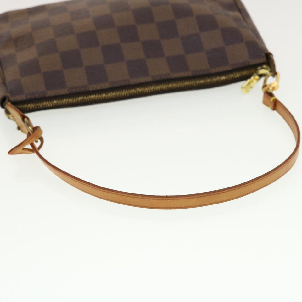 Louis Vuitton Pochette Accessoire  Canvas Clutch Bag