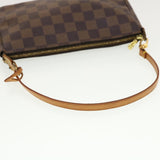 Louis Vuitton Pochette Accessoire  Canvas Clutch Bag