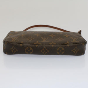 Louis Vuitton Pochette Accessoire  Canvas Clutch Bag