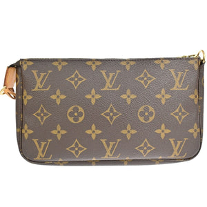 Louis Vuitton Pochette Accessoires  Canvas Clutch Bag