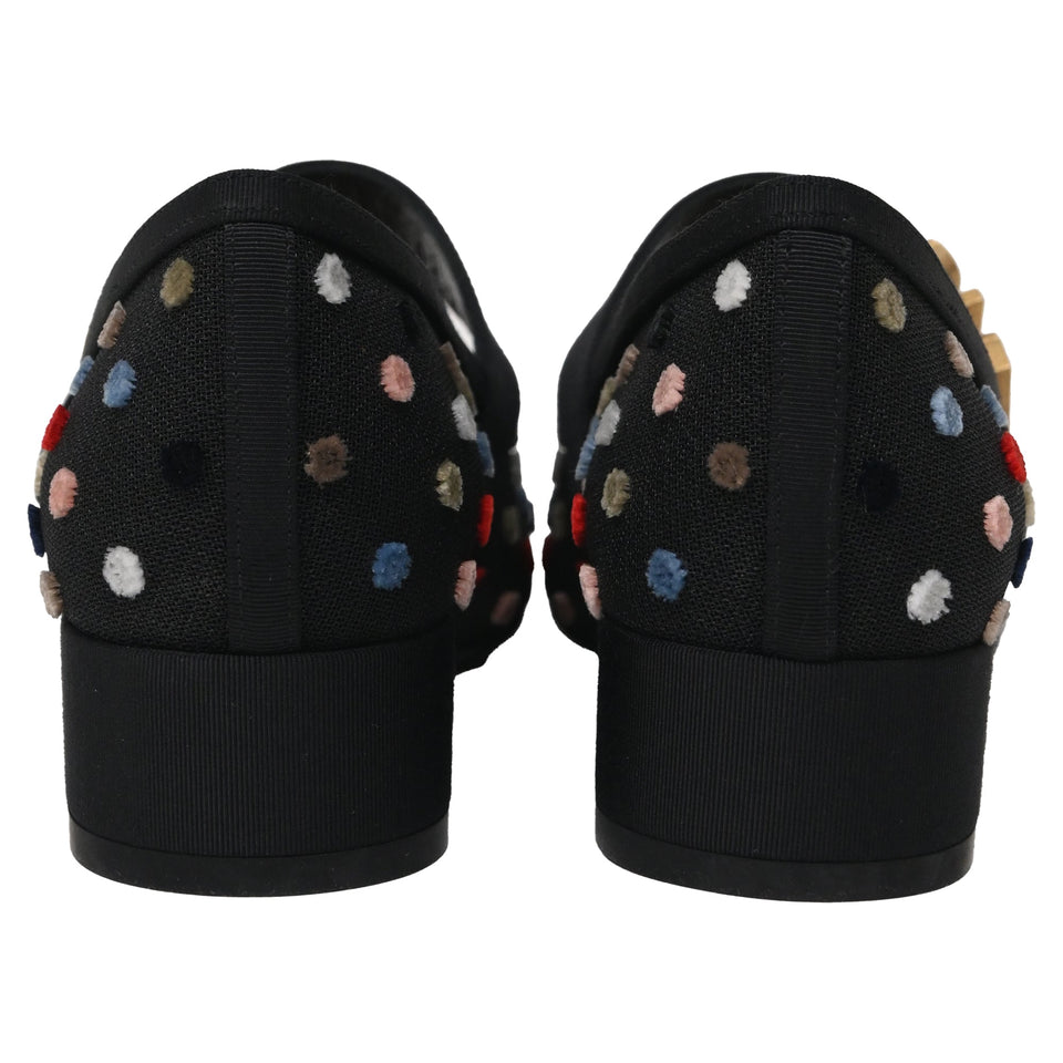 Dior Baby-D Mary Jane Pumps in Black Polyester