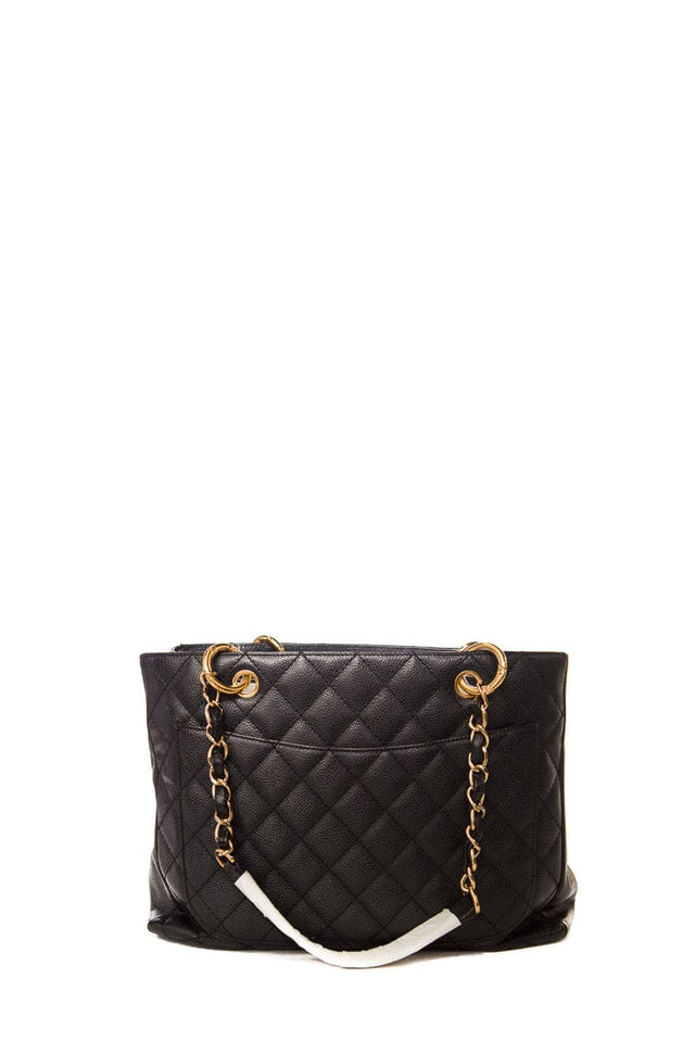 Chanel 2005/2006 Black Caviar GST Tote W/ Gold HW