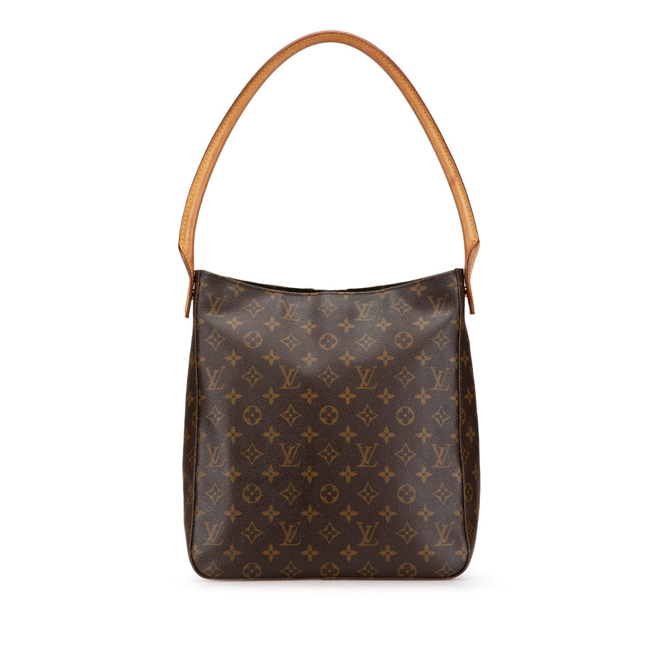 Brown Louis Vuitton Monogram Looping GM Shoulder Bag