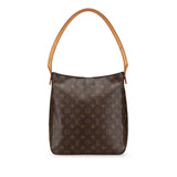 Brown Louis Vuitton Monogram Looping GM Shoulder Bag