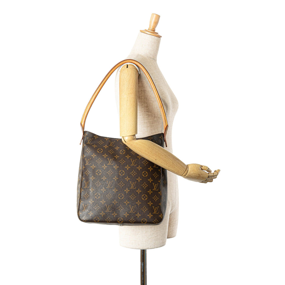 Brown Louis Vuitton Monogram Looping GM Shoulder Bag