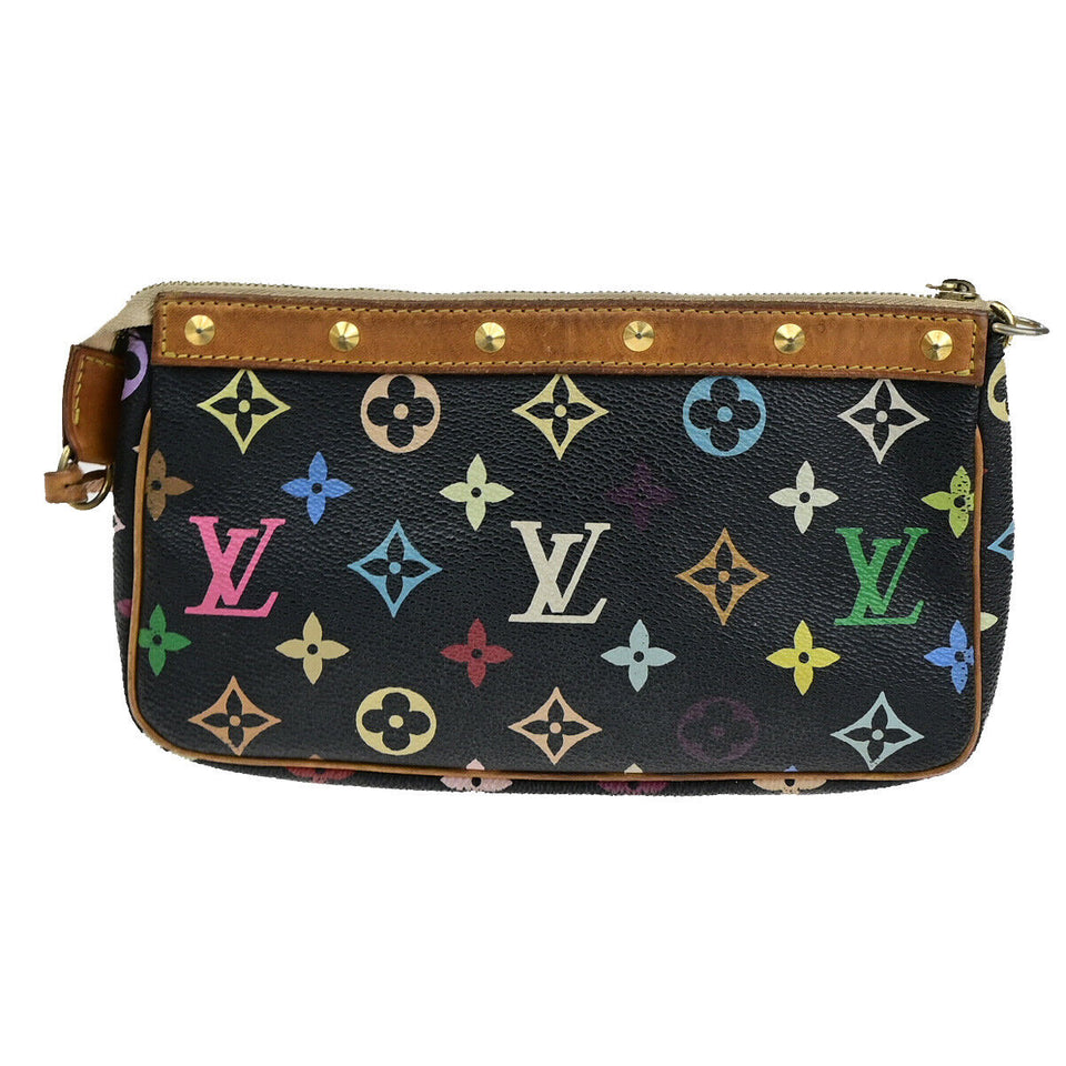 Louis Vuitton Pochette Accessoires  Canvas Clutch Bag