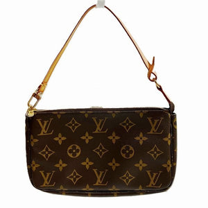 Louis Vuitton Pochette Accessoire  Canvas Clutch Bag