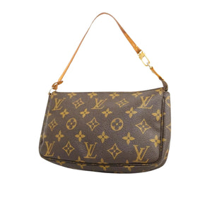 Louis Vuitton Pochette Accessoire  Canvas Clutch Bag