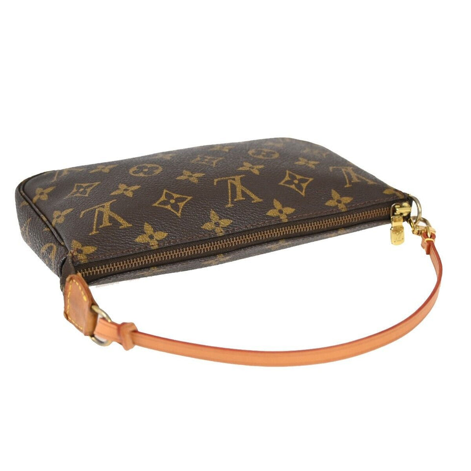 Louis Vuitton Pochette Accessoires  Canvas Clutch Bag