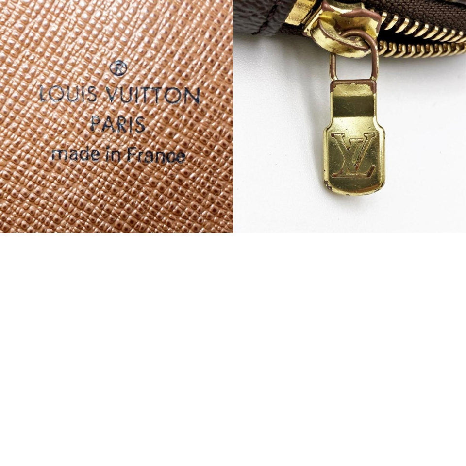 Louis Vuitton Poche Document  Canvas Clutch Bag