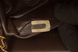 Chanel Chocolate Velvet Evening 24k hw Handbag