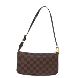 Louis Vuitton Pochette Accessoire  Canvas Clutch Bag
