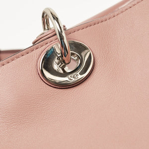 Dior Dusty Pink Leather Medium Diorissimo Shopper Tote