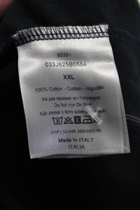 Dior Mens Short Sleeves Pullover Tee Shirt Black Cotton