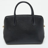 Dior Black Leather Open Bar Tote