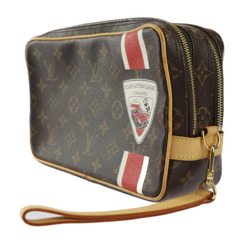 Louis Vuitton Pavel  Canvas Clutch Bag