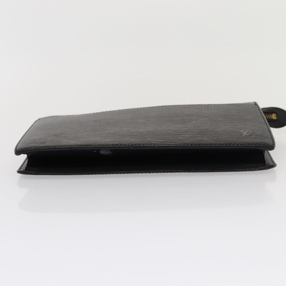 Louis Vuitton Epi Pochette Homme Clutch Bag Black Noir