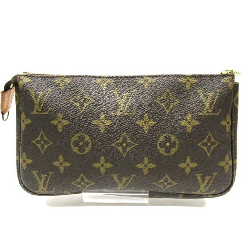 Louis Vuitton Pochette Accessoire  Canvas Clutch Bag