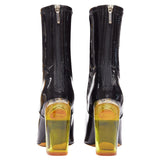Dior Raf Simons Patent Lucite Boots