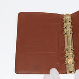 LOUIS VUITTON Epi Agenda MM Day Planner Cover Brown R20043 LV Auth 87334
