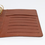 LOUIS VUITTON Epi Agenda MM Day Planner Cover Brown R20043 LV Auth 87334