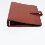 LOUIS VUITTON Epi Agenda MM Day Planner Cover Brown R20043 LV Auth 87334