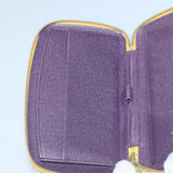 LOUIS VUITTON Epi Agenda Geode Travel Case Yellow M63879 LV Auth 87368
