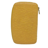 LOUIS VUITTON Epi Agenda Geode Travel Case Yellow M63879 LV Auth 87368