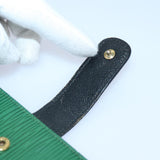 LOUIS VUITTON Epi Agenda MM Day Planner Cover Green R20044 LV Auth 87369