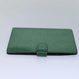 LOUIS VUITTON Epi Agenda MM Day Planner Cover Green R20044 LV Auth 87369