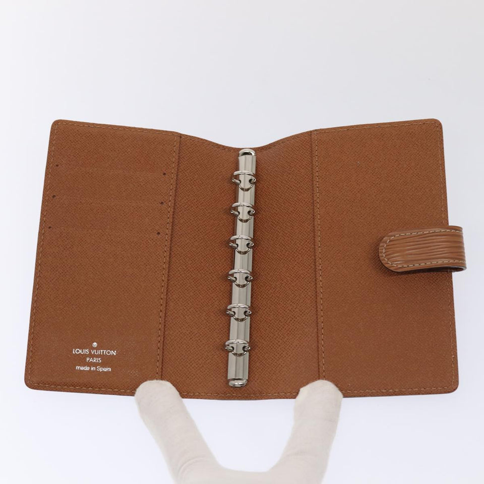 LOUIS VUITTON Epi Agenda PM Day Planner Cover Cannel R2005I LV Auth 87370