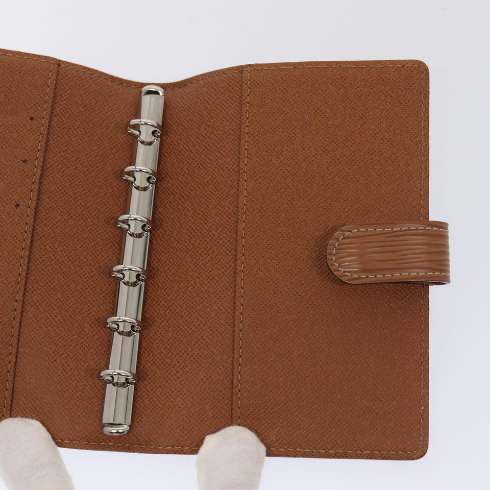 LOUIS VUITTON Epi Agenda PM Day Planner Cover Cannel R2005I LV Auth 87370
