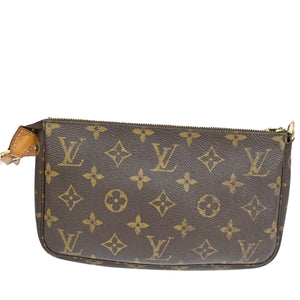 Louis Vuitton Pochette Accessoires  Canvas Clutch Bag