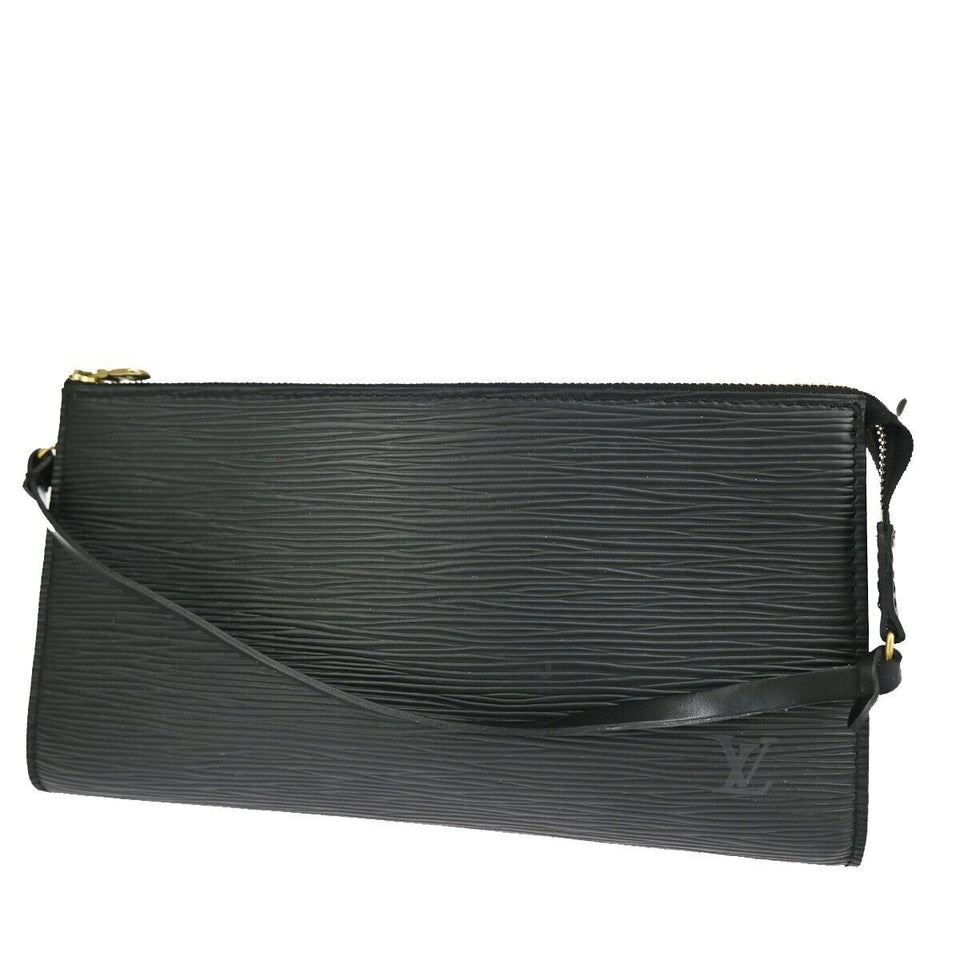 Louis Vuitton Pochette Accessoires  Leather Clutch Bag