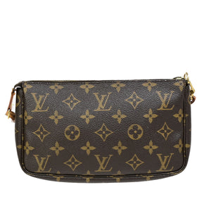 Louis Vuitton Pochette Accessoires  Canvas Clutch Bag