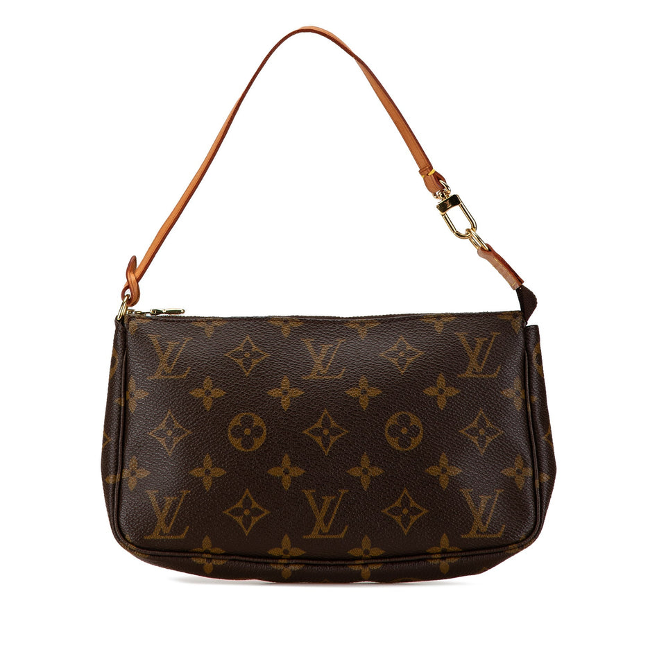 Brown Louis Vuitton Monogram Pochette Accessoires Shoulder Bag