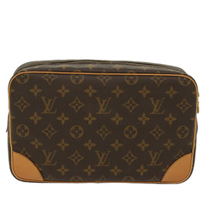 Louis Vuitton Compiegne 28  Canvas Clutch Bag