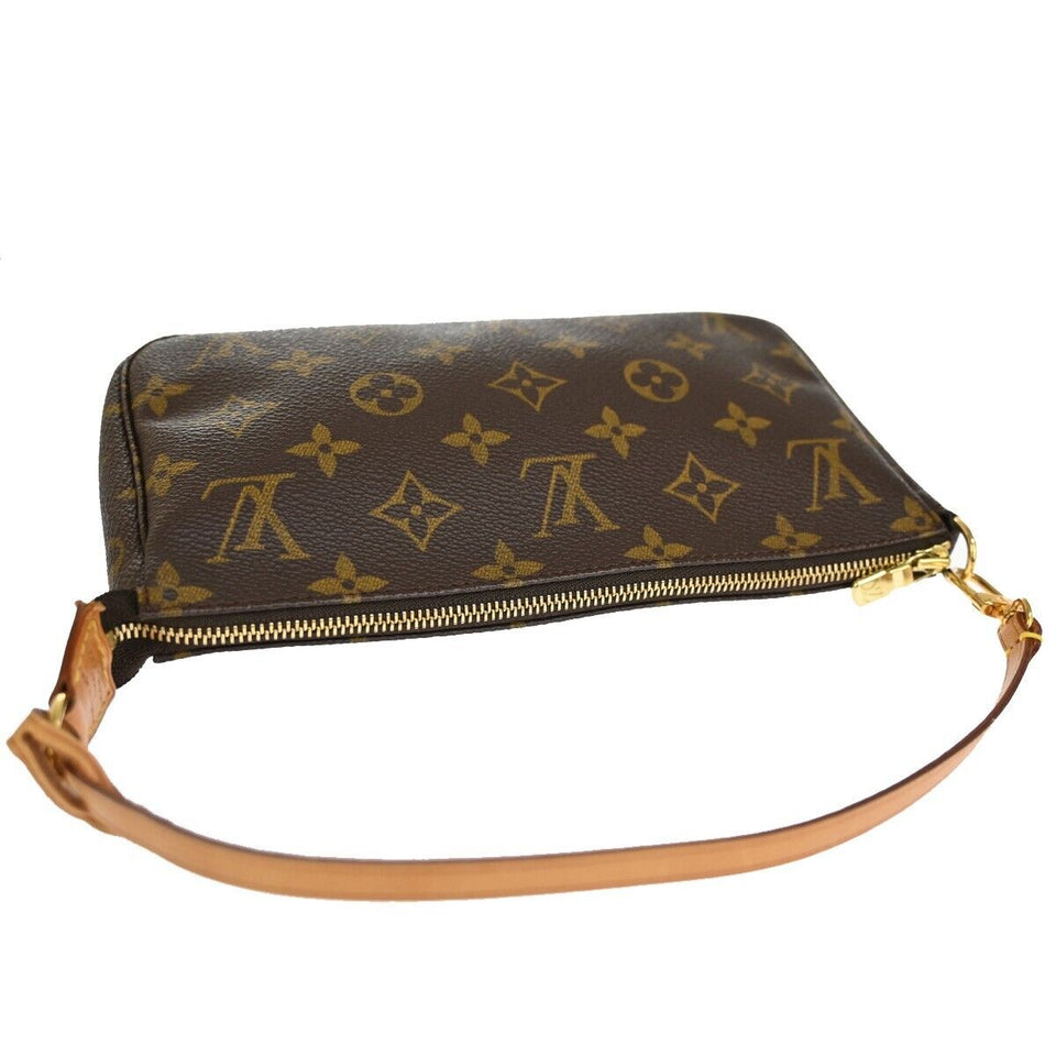Louis Vuitton Pochette Accessoires  Canvas Clutch Bag
