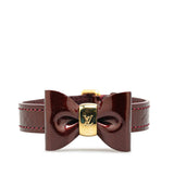 Purple Louis Vuitton Monogram Vernis Bow Bracelet