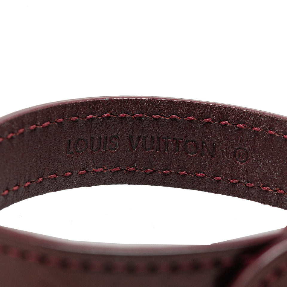 Purple Louis Vuitton Monogram Vernis Bow Bracelet