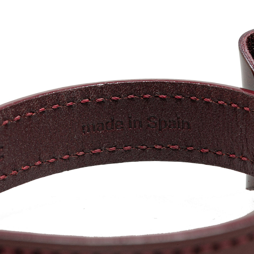 Purple Louis Vuitton Monogram Vernis Bow Bracelet