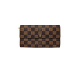 Louis Vuitton Vintage Damier Ebene Canvas Sarah Wallet