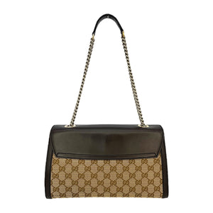 Gucci GG Supreme Emily Flap Shoulder Bag